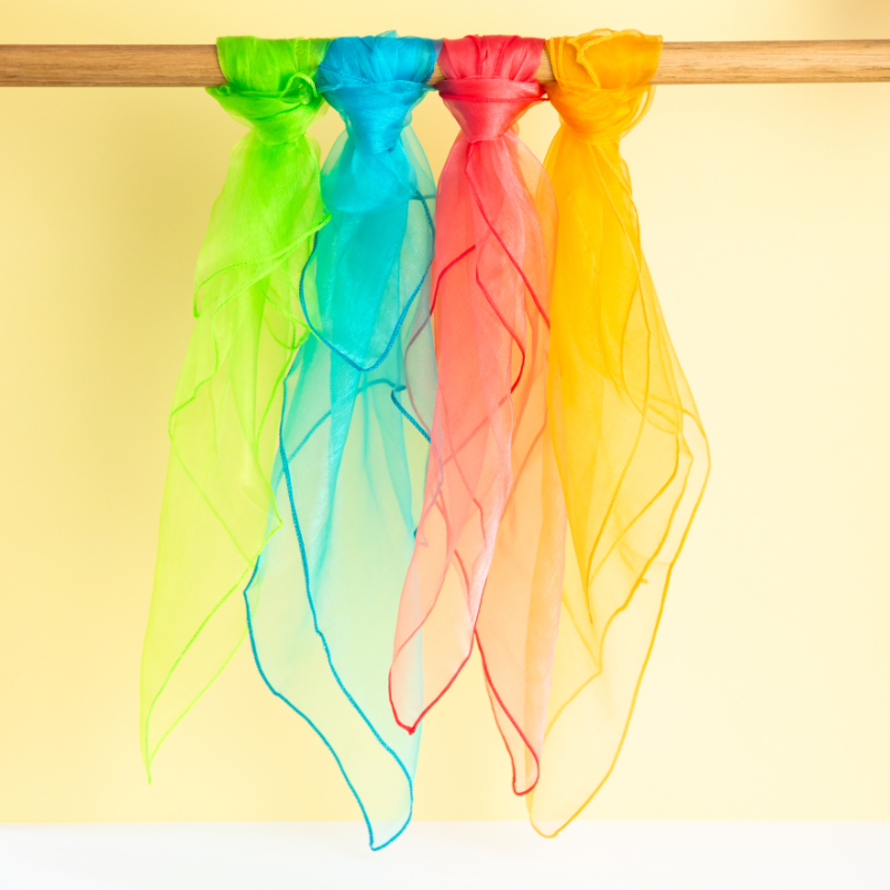 Sensory Play Chiffon Scarves