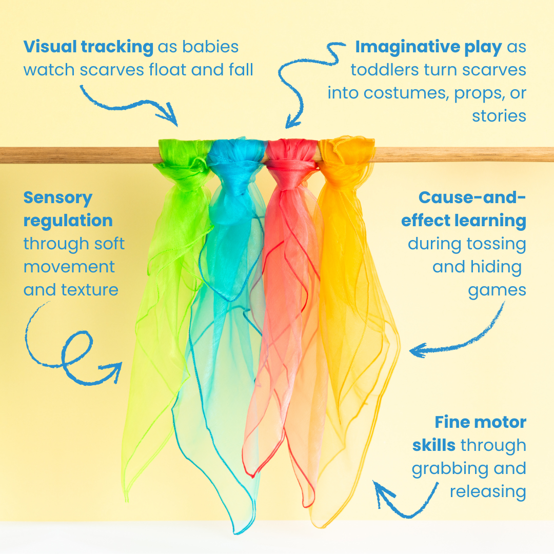 Sensory Play Chiffon Scarves