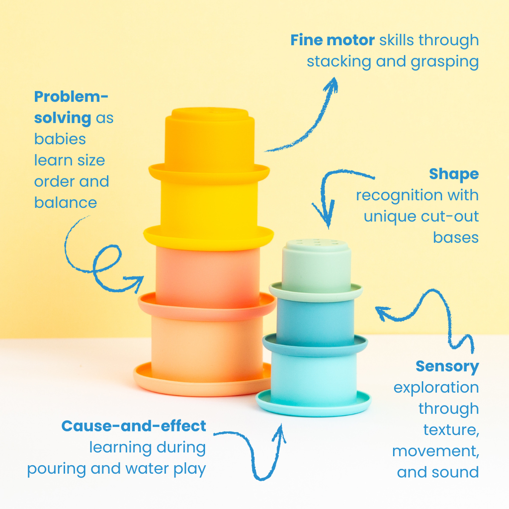 Silicone Stacking Cups