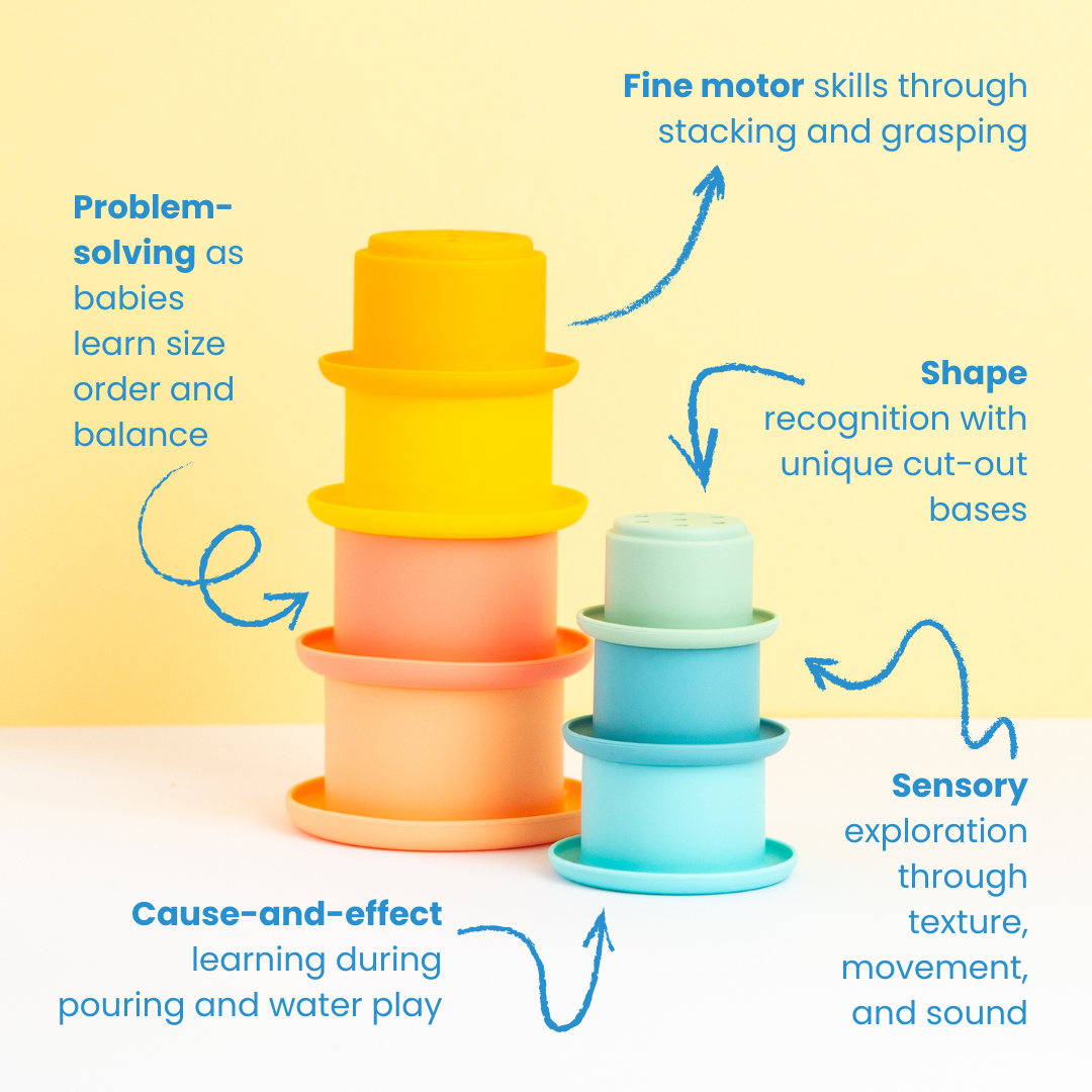 Silicone Stacking Cups